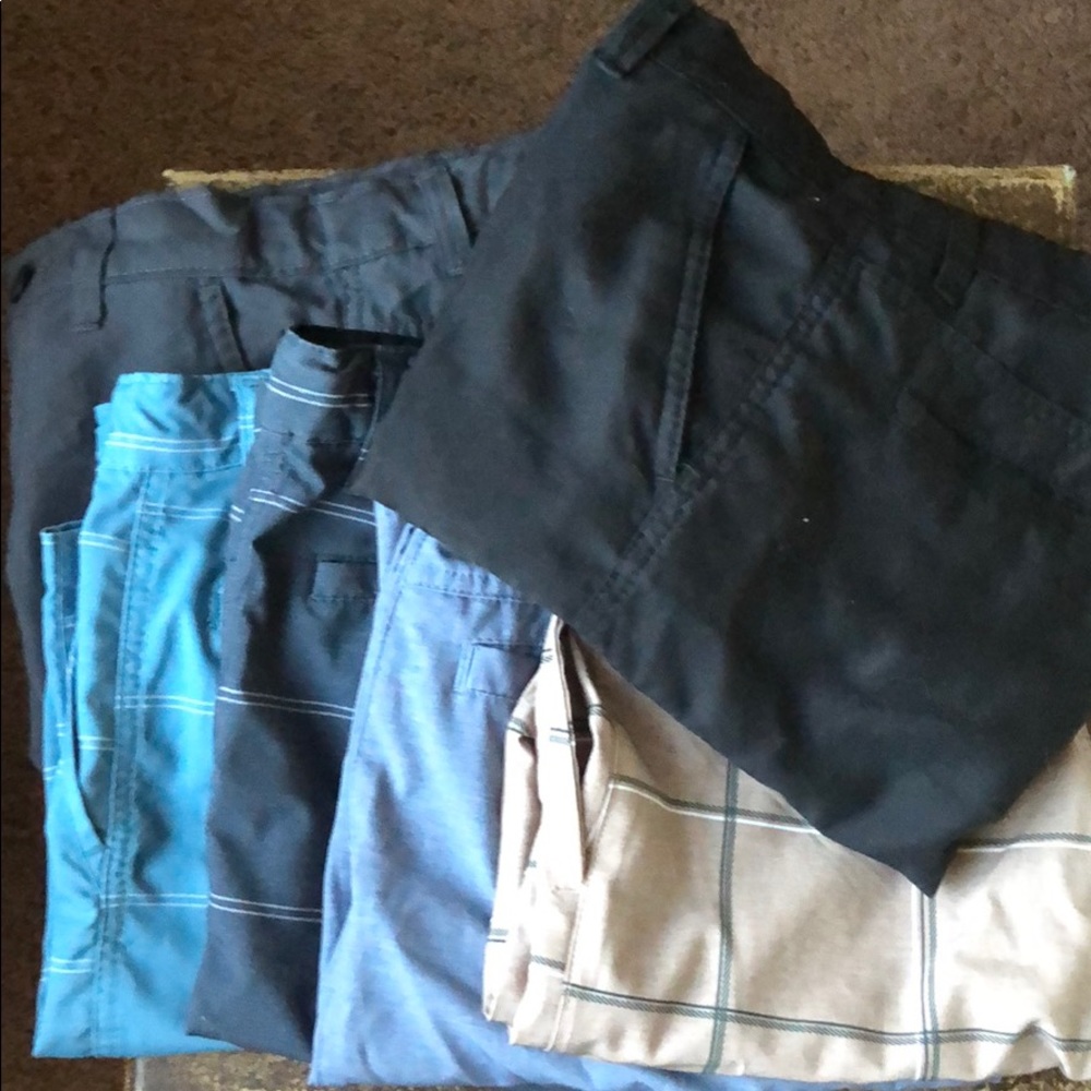 6 pairs of boys, size 10 short. Supple material.